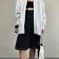 Camicia in cotone con incrocio sul retro