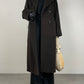 Max Mara cappotto in pura lana vergine marrone