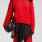 Maglione D&G in misto lana rosso