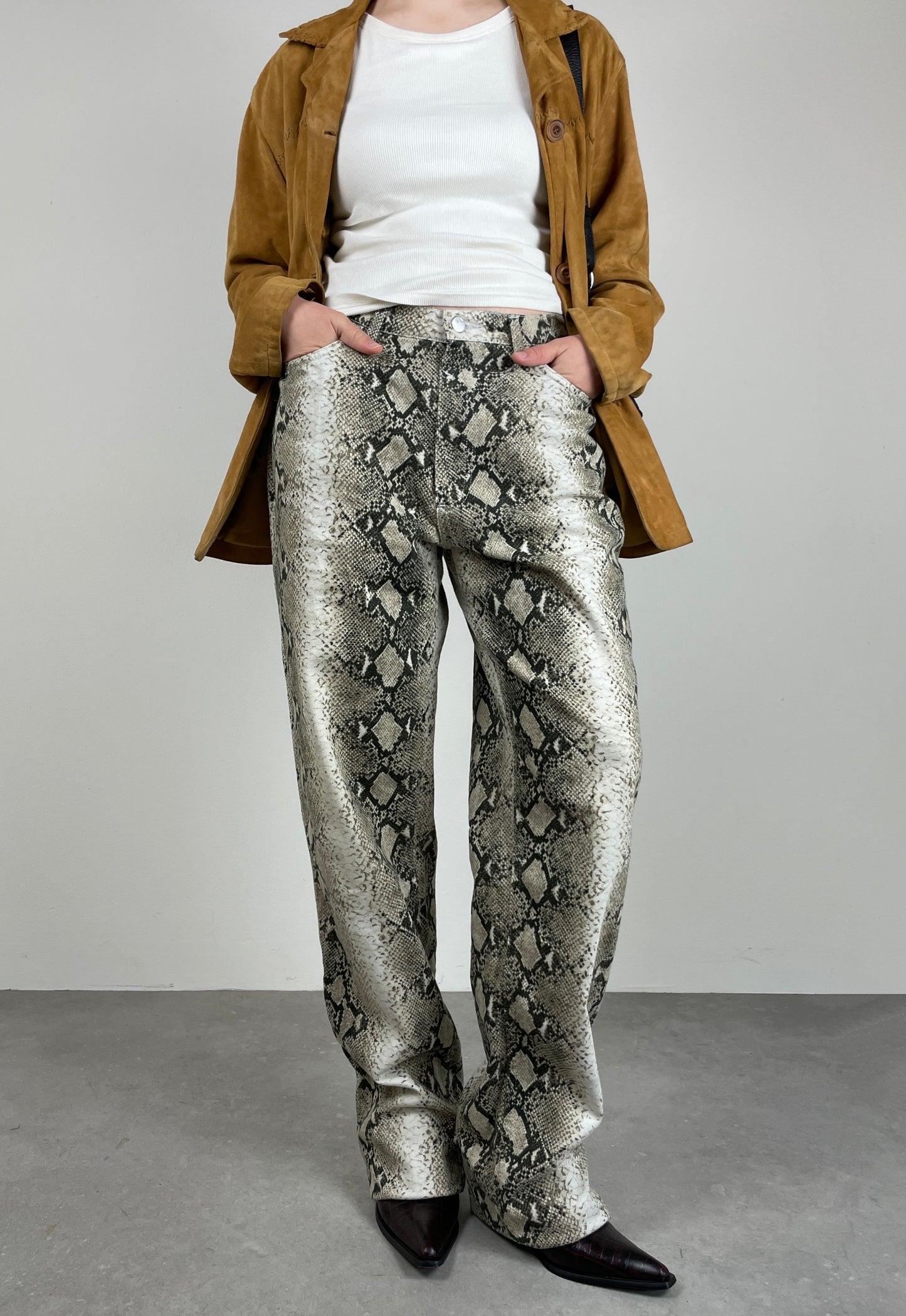 Python cotton pants