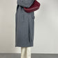 Cappotto in beaver di pura lana vergine color grigio