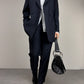 Completo vintage made in Italy in lana blu