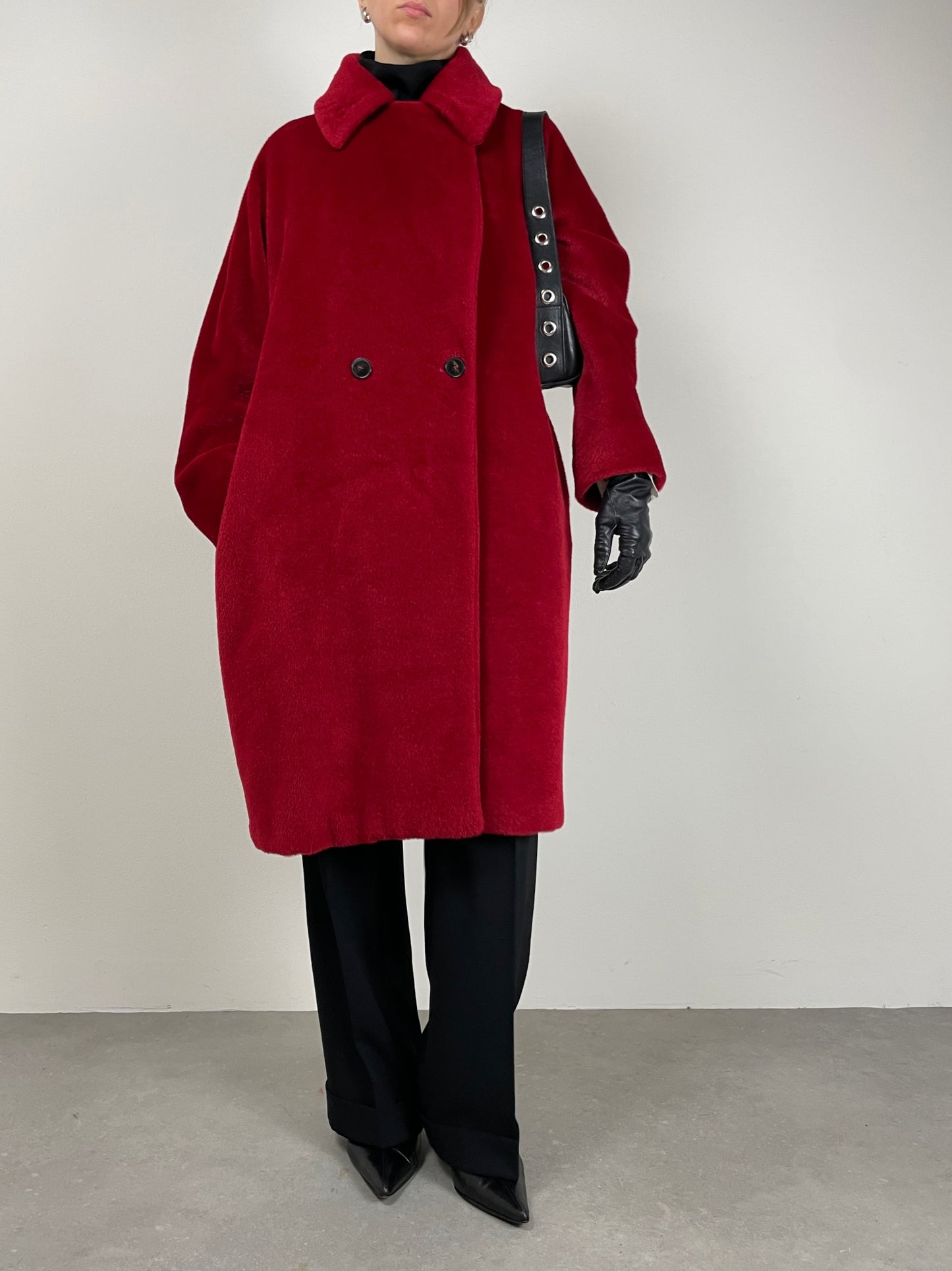 Marella cappotto in alpaca e lana