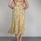 RALPH LAUREN abito in seta a fiori