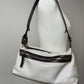 Borsa in vera pelle bicolore