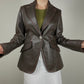 Perfect leather blazer