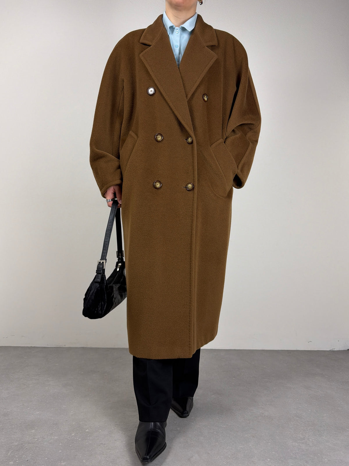 Max Mara icon 101801 cappotto marrone