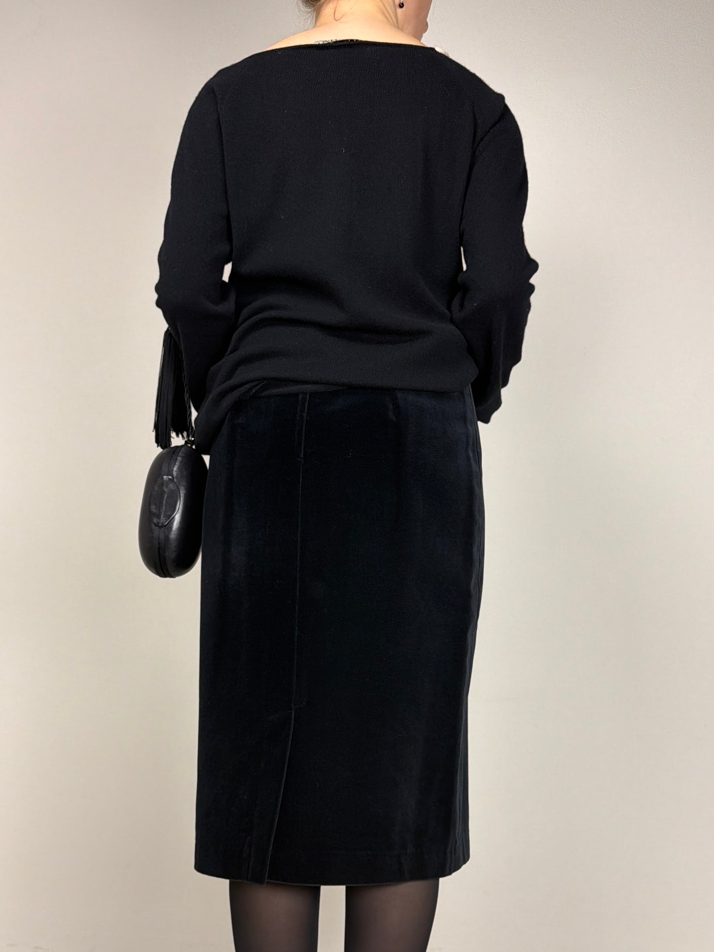 Valentino Cachemire Couture maglioncino in con fiore sullo scollo