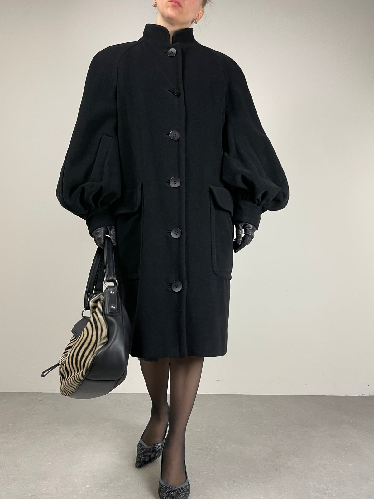 MOSCHINO COUTURE cappotto in lana e cashmere