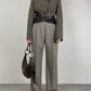 Armani Collezioni giacchetta in lana con dettagli in pelle