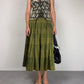 Top vintage in pizzo con intreccio