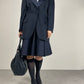 Blazer smoking in lana e seta Made in Italy