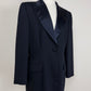 Blazer smoking in lana e seta Made in Italy
