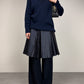 Maglione in lana e cashmere con intrecci