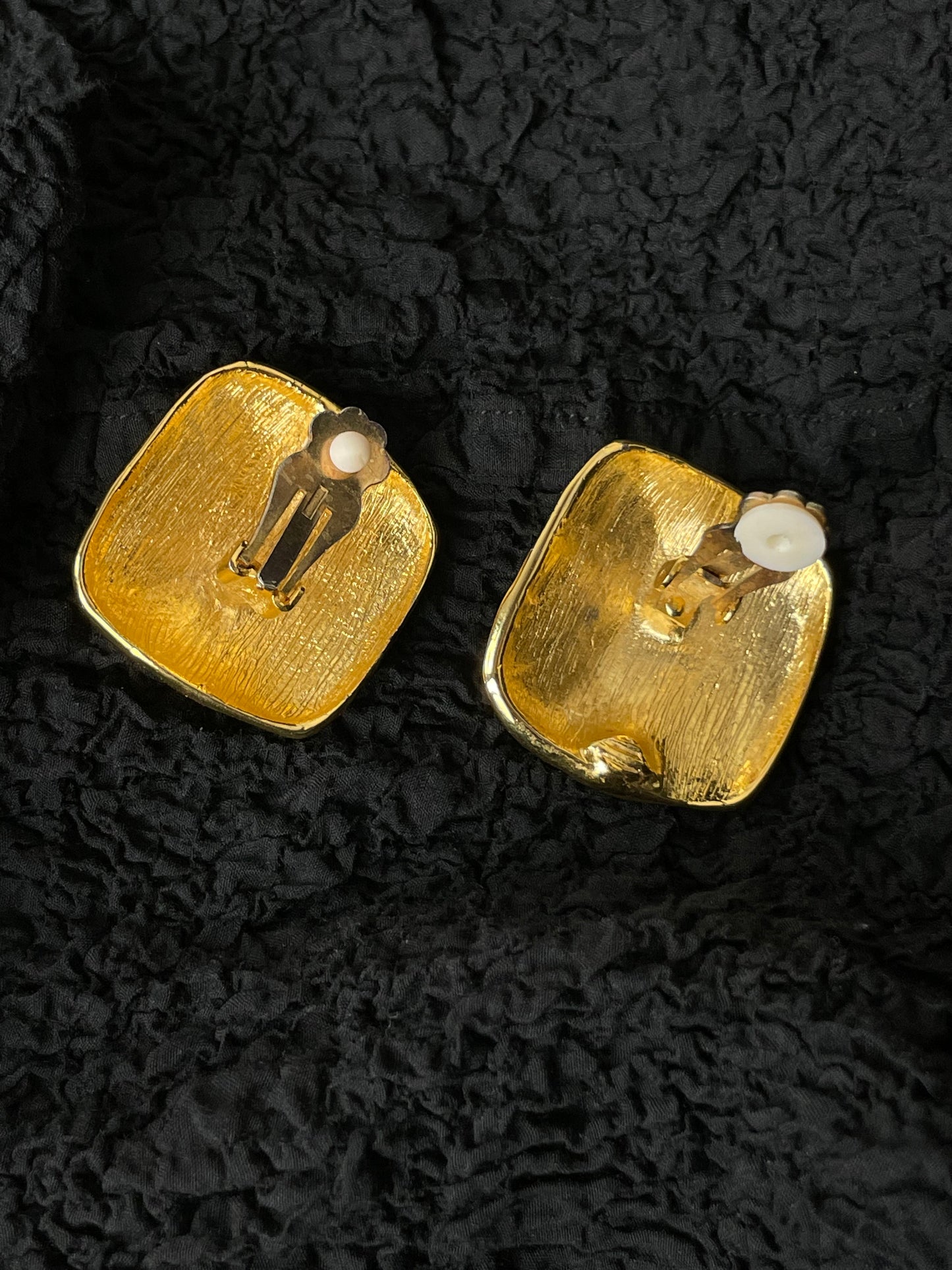 Gold plated vintage earrings