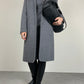 MAX MARA cappotto in drap di lana e angora doppiato