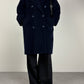 Max Mara cappotto in lana blu