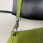 Made in Italy olive green leather bag