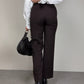 Completo vintage con gilet e pantalone in lana gessata