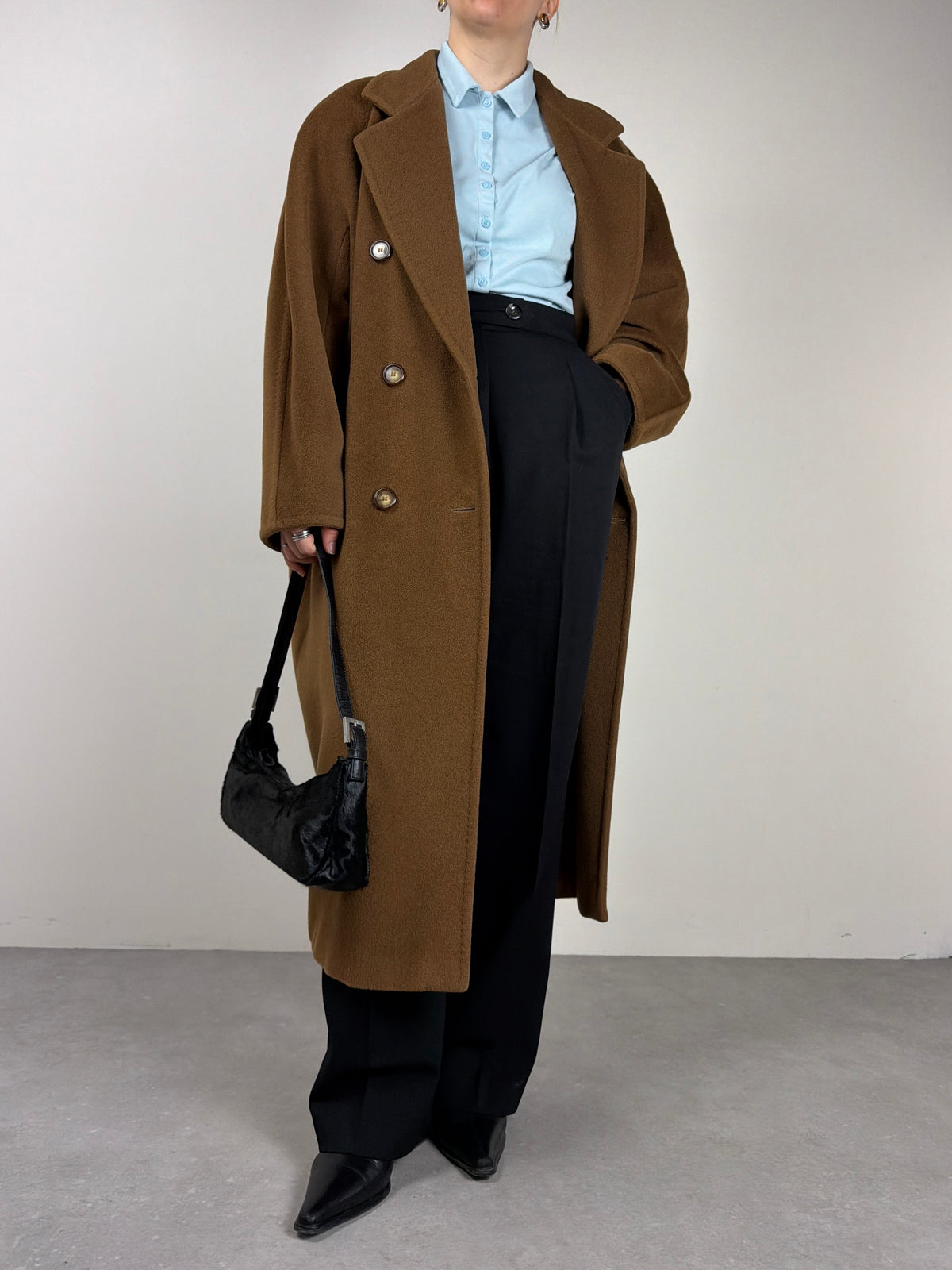 Max Mara icon 101801 cappotto marrone