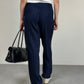 Pantalone vintage plissettato Made in France