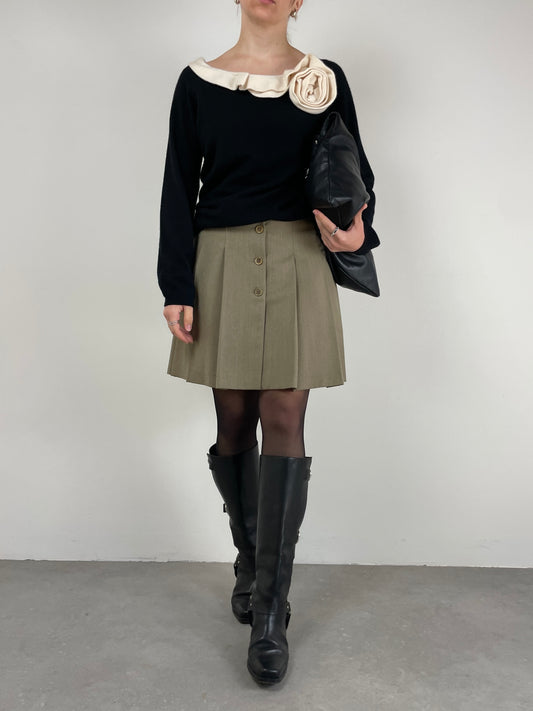 Valentino Cachemire Couture maglioncino in con fiore sullo scollo