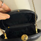 Clutch vintage in pelle