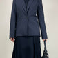 MOSCHINO Cheap and Chic blazer in lana gessato con impunture