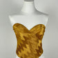 Bustier La Perla in raso micro plissè