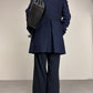PRADA trench blu e nero
