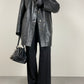 Giacca in morbida nappa nera made in Italy