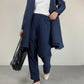 Pantalone vintage plissettato Made in France