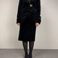 Blazer in velluto nero di cotone