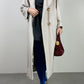 Seashell wool coat