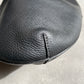 Black hobo leather bag