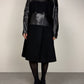 Cappotto Sportmax in vera pelle e lana