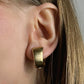 Gold plated earrings