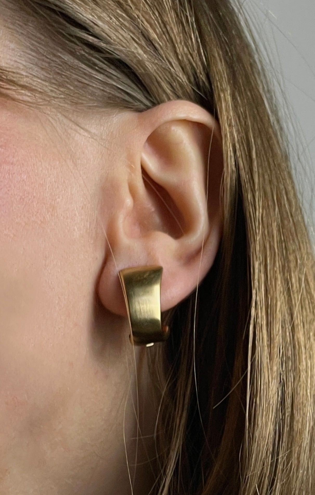 Gold plated earrings