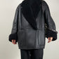 Shearling vintage nero