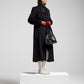 Cappotto in baby alpaca e lana superfine