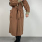 Cappotto vintage Cerruti in pura lana con maniche rimovibili
