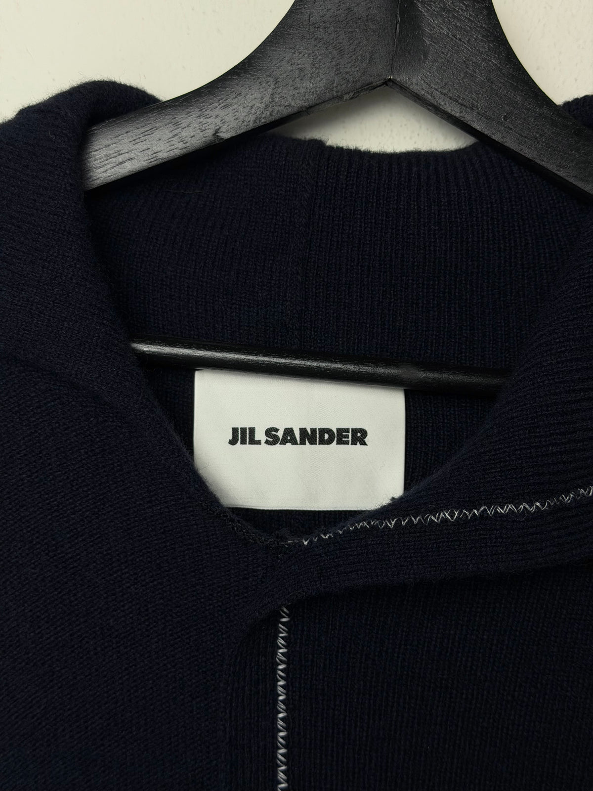 JIL SANDER abito tunica in lana blu