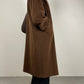 Max Mara 101801 cappotto color cioccolato