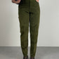 MOSCHINO pantaloni in vera pelle scamosciata