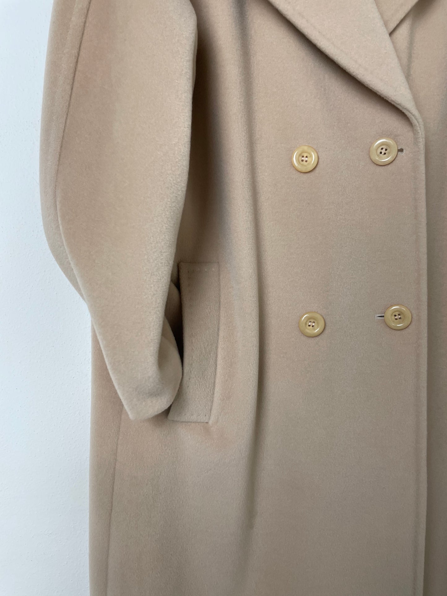 Ivory wool coat