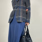 Blazer Jil Sander in mohair spazzolato tartan