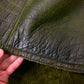 Green shearling jacket