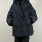 Black vintage down jacket