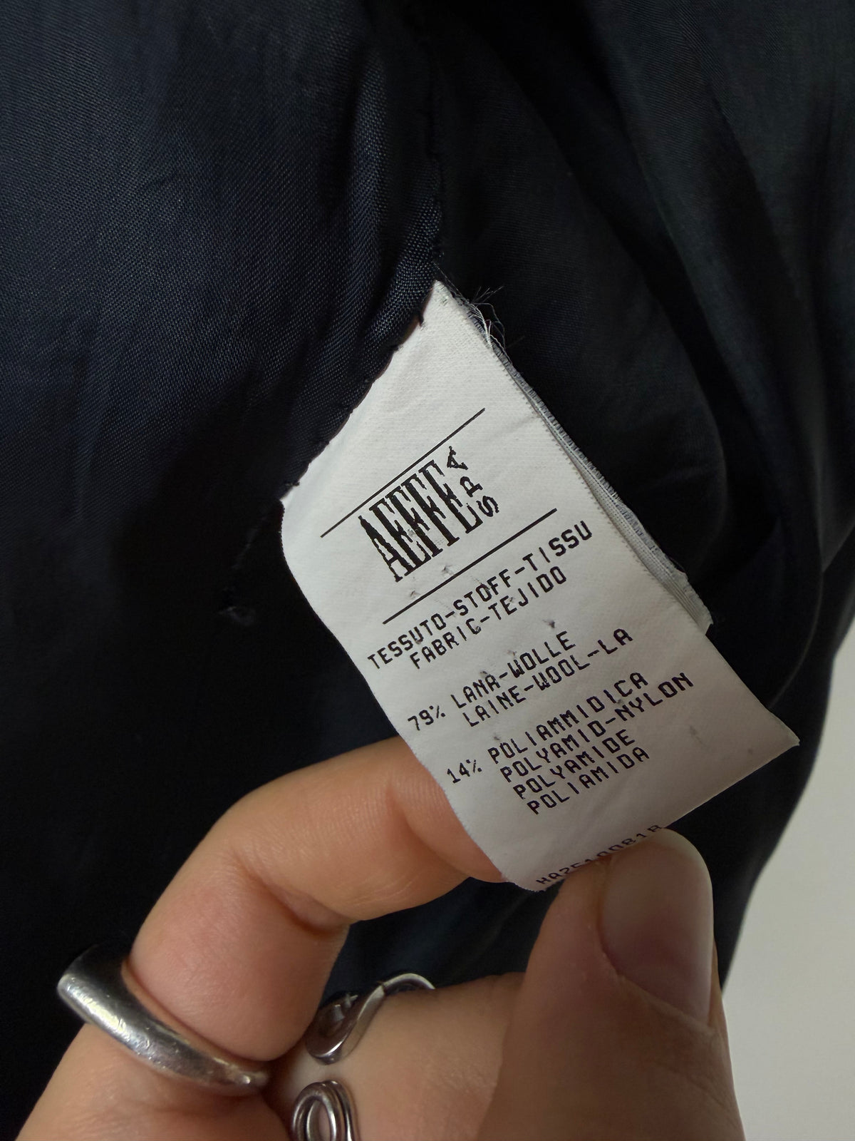 MOSCHINO Cheap and Chic blazer in lana gessato con impunture