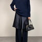 Maglione in lana e cashmere con intrecci